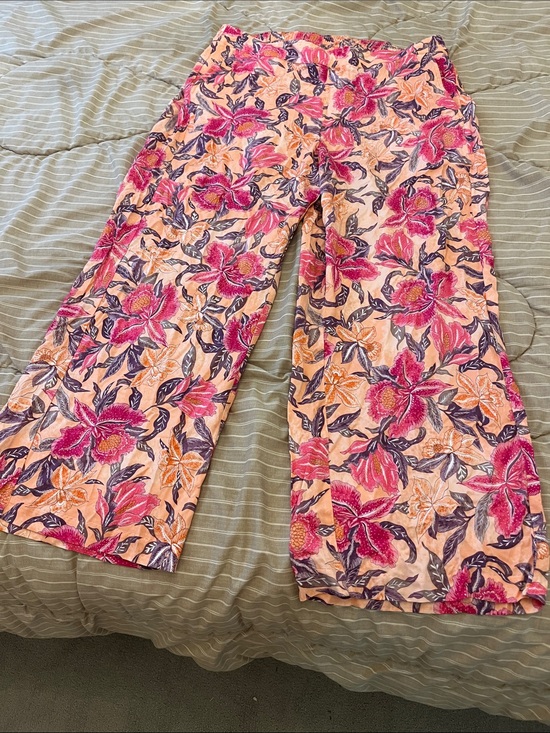 Old Navy Pants - ❤️ 6 for 20 ❤️Old Navy Floral Elastic-Waist Pants in Pink, Peach & Purple xl